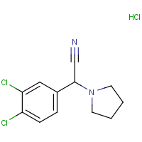 CAS:  | OR300888 | 2-(3,4-Dichlorophenyl)-2-(pyrrolidin-1-yl)acetonitrile hydrochloride
