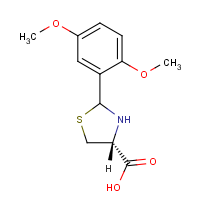 CAS:637032-01-0 | OR300921 | (4R)-2-(2,5-Dimethoxyphenyl)thiazolidine-4-carboxylic acid