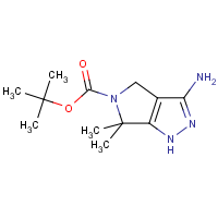 CAS: 398491-61-7 | OR301022 | 3-Amino-6,6-dimethyl-1,4,5,6-tetrahydropyrrolo[3,4-c]pyrazole, N5-BOC protected