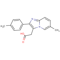 CAS: 189005-44-5 | OR301232 | 2-(4-Methylphenyl)-6-methylimidazole[1,2-a]-pyridine-3-acetic acid