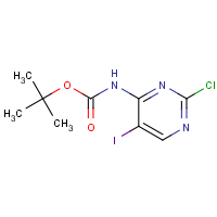 CAS: 1359655-47-2 | OR301309 | tert-Butyl 2-chloro-5-iodopyrimidin-4-ylcarbamate