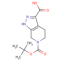 CAS:821785-76-6 | OR301387 | 6-(tert-Butoxycarbonyl)-4,5,6,7-tetrahydro-1H-pyrazolo[3,4-c]pyridine-3-carboxylic acid