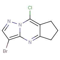 CAS: 1310097-29-0 | OR302014 | 3-Bromo-8-chloro-6,7-dihydro-5H-cyclopenta[d]pyrazolo[1,5-a]pyrimidine