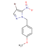 CAS: 1429309-34-1 | OR302080 | 1-(4-Methoxybenzyl)-4-bromo-5-nitro-1H-pyrazole