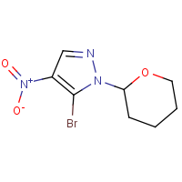 CAS: 1429309-54-5 | OR302082 | 5-Bromo-4-nitro-1-(tetrahydro-2H-pyran-2-yl)-1H-pyrazole