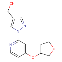 CAS: 1429309-39-6 | OR302085 | (1-(4-((Tetrahydrofuran-3-yl)oxy)pyridin-2-yl)-1H-pyrazol-4-yl)methanol
