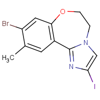 CAS: 1403766-75-5 | OR302096 | 9-Bromo-2-iodo-10-methyl-5,6-dihydrobenzo[f]imidazo[1,2-d][1,4]oxazepine
