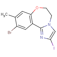 CAS: 1401305-33-6 | OR302122 | 10-Bromo-2-iodo-9-methyl-5,6-dihydrobenzo[f]imidazo[1,2-d][1,4]oxazepine