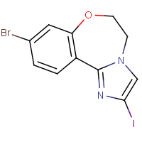CAS: 1282516-69-1 | OR302123 | 9-Bromo-5,6-dihydro-2-iodoimidazo[1,2-d][1,4]benzoxazepine