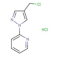 CAS: 1449117-51-4 | OR302143 | 2-(4-(Chloromethyl)-1H-pyrazol-1-yl)pyridine hydrochloride