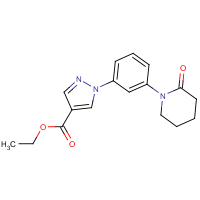 CAS: 1451391-65-3 | OR302154 | Ethyl 1-(3-(2-oxopiperidin-1-yl)phenyl)-1H-pyrazole-4-carboxylate