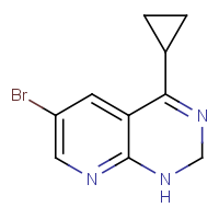 CAS: 1211537-03-9 | OR302183 | 6-Bromo-4-cyclopropyl-1,2-dihydropyrido[2,3-d]pyrimidine