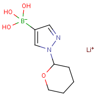 CAS:  | OR302192 | Lithium trihydroxy(1-(tetrahydro-2H-pyran-2-yl)-1H-pyrazol-4-yl)borate