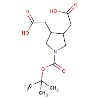 CAS:1241675-48-8 | OR302266 | 2,2'-(1-(tert-Butoxycarbonyl)pyrrolidine-3,4-diyl)diacetic acid