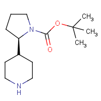 CAS: 1451390-44-5 | OR302468 | (R)-tert-Butyl 2-(piperidin-4-yl)pyrrolidine-1-carboxylate