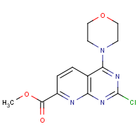 CAS: 1227958-54-4 | OR302469 | Methyl 2-chloro-4-morpholinopyrido[2,3-d]pyrimidine-7-carboxylate