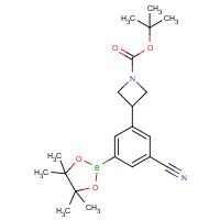 CAS:1451390-84-3 | OR302483 | tert-Butyl 3-(3-cyano-5-(4,4,5,5-tetramethyl-1,3,2-dioxaborolan-2-yl)phenyl)azetidine-1-carboxylate