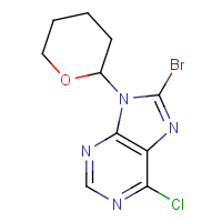 CAS: 218431-08-4 | OR302495 | 8-Bromo-6-chloro-9-(tetrahydro-2H-pyran-2-yl)-9H-purine