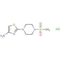 CAS: 1023815-33-9 | OR302546 | 2-(4-(Methylsulfonyl)piperazin-1-yl)thiazol-4-amine hydrochloride