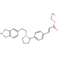 CAS:1980007-63-3 | OR302588 | (E)-Ethyl 3-(4-(1-(2-(isoindolin-5-yl)ethyl)pyrrolidin-2-yl)phenyl)acrylate