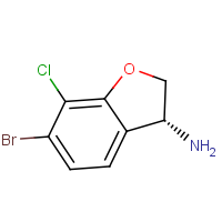 CAS:1272731-95-9 | OR302591 | (R)-6-Bromo-7-chloro-2,3-dihydrobenzofuran-3-amine
