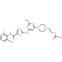 CAS: 1245157-85-0 | OR302637 | 2-(4-(6-((5-((2-Chloro-6-methylphenyl)carbamoyl)thiazol-2-yl)amino)-2-methylpyrimidin-4-yl)piperazin-1-yl)ethyl acetate