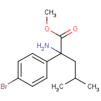 CAS: 1523617-93-7 | OR302640 | Methyl 2-amino-2-(4-bromophenyl)-4-methylpentanoate