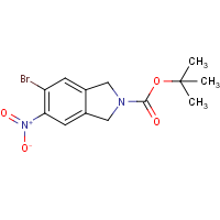 CAS: 1624261-08-0 | OR302647 | tert-Butyl 5-bromo-6-nitroisoindoline-2-carboxylate