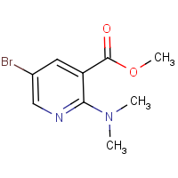 CAS: 1220419-54-4 | OR302658 | Methyl 5-bromo-2-(dimethylamino)nicotinate