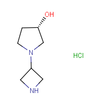 CAS:1449131-14-9 | OR302687 | (S)-1-(Azetidin-3-yl)pyrrolidin-3-ol hydrochloride