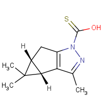 CAS: 1451390-45-6 | OR302697 | (3bS,4aR)-3,4,4-Trimethyl-3b,4,4a,5-tetrahydro-1H-cyclopropa[3,4]cyclopenta[1,2-c]pyrazole-1-carbothioic O-acid
