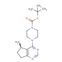 CAS: 1001178-90-0 | OR302701 | (R)-tert-Butyl 4-(5-methyl-6,7-dihydro-5H-cyclopenta[d]pyrimidin-4-yl)piperazine-1-carboxylate