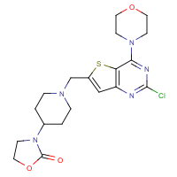 CAS: 1439823-17-2 | OR302711 | 3-(1-((2-Chloro-4-morpholinothieno[3,2-d]pyrimidin-6-yl)methyl)piperidin-4-yl)oxazolidin-2-one