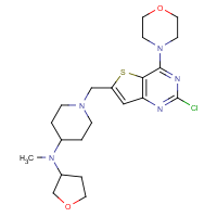 CAS: 1147423-11-7 | OR302712 | 1-((2-Chloro-4-morpholinothieno[3,2-d]pyrimidin-6-yl)methyl)-N-methyl-N-(tetrahydrofuran-3-yl)piperidin-4-amine