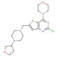 CAS: 1147422-73-8 | OR302714 | 4-(2-Chloro-6-((4-(tetrahydrofuran-3-yl)piperazin-1-yl)methyl)thieno[3,2-d]pyrimidin-4-yl)morpholine