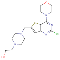 CAS: 885675-75-2 | OR302715 | 2-(4-((2-Chloro-4-morpholinothieno[3,2-d]pyrimidin-6-yl)methyl)piperazin-1-yl)ethanol