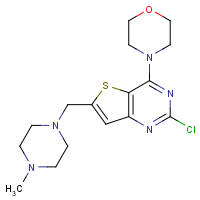 CAS: 885618-54-2 | OR302716 | 4-(2-Chloro-6-((4-methylpiperazin-1-yl)methyl)thieno[3,2-d]pyrimidin-4-yl)morpholine