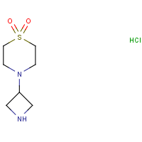 CAS:1451390-46-7 | OR302761 | 4-(Azetidin-3-yl)thiomorpholine 1,1-dioxide hydrochloride