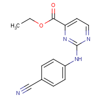 CAS:1393845-81-2 | OR303027 | Ethyl 2-[(4-cyanophenyl)amino]pyrimidine-4-carboxylate