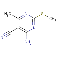 CAS: 89853-27-0 | OR303052 | 4-Amino-6-methyl-2-(methylsulfanyl)pyrimidine-5-carbonitrile