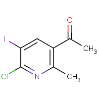 CAS: 1407516-42-0 | OR303068 | 1-(6-Chloro-5-iodo-2-methylpyridin-3-yl)ethan-1-one