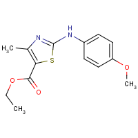 CAS:109688-84-8 | OR303084 | Ethyl 2-[(4-methoxyphenyl)amino]-4-methyl-1,3-thiazole-5-carboxylate