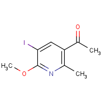 CAS: 1407516-47-5 | OR303089 | 1-(5-Iodo-6-methoxy-2-methylpyridin-3-yl)ethan-1-one