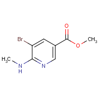 CAS: 1244016-90-7 | OR303100 | Methyl 5-bromo-6-(methylamino)pyridine-3-carboxylate