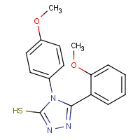 CAS:483283-17-6 | OR303138 | 5-(2-Methoxyphenyl)-4-(4-methoxyphenyl)-4H-1,2,4-triazole-3-thiol