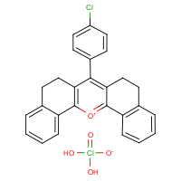 CAS:  | OR30314 | 7-(4-chlorophenyl)-5H,6H,8H,9H-dibenzo[c,h]xanthenium dihydroxy(oxo)-lambda~5~-cloranolate