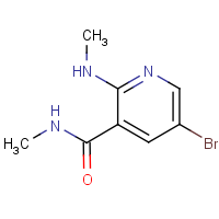 CAS: 1250795-17-5 | OR303149 | 5-Bromo-N-methyl-2-(methylamino)pyridine-3-carboxamide
