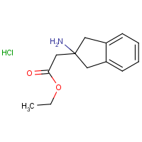 CAS: 917391-08-3 | OR303180 | Ethyl 2-(2-amino-2,3-dihydro-1H-inden-2-yl)acetate hydrochloride