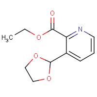 CAS: 1423757-75-8 | OR303198 | Ethyl 3-(1,3-dioxolan-2-yl)pyridine-2-carboxylate