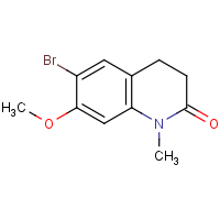 CAS: 1392223-83-4 | OR303221 | 6-Bromo-7-methoxy-1-methyl-1,2,3,4-tetrahydroquinolin-2-one